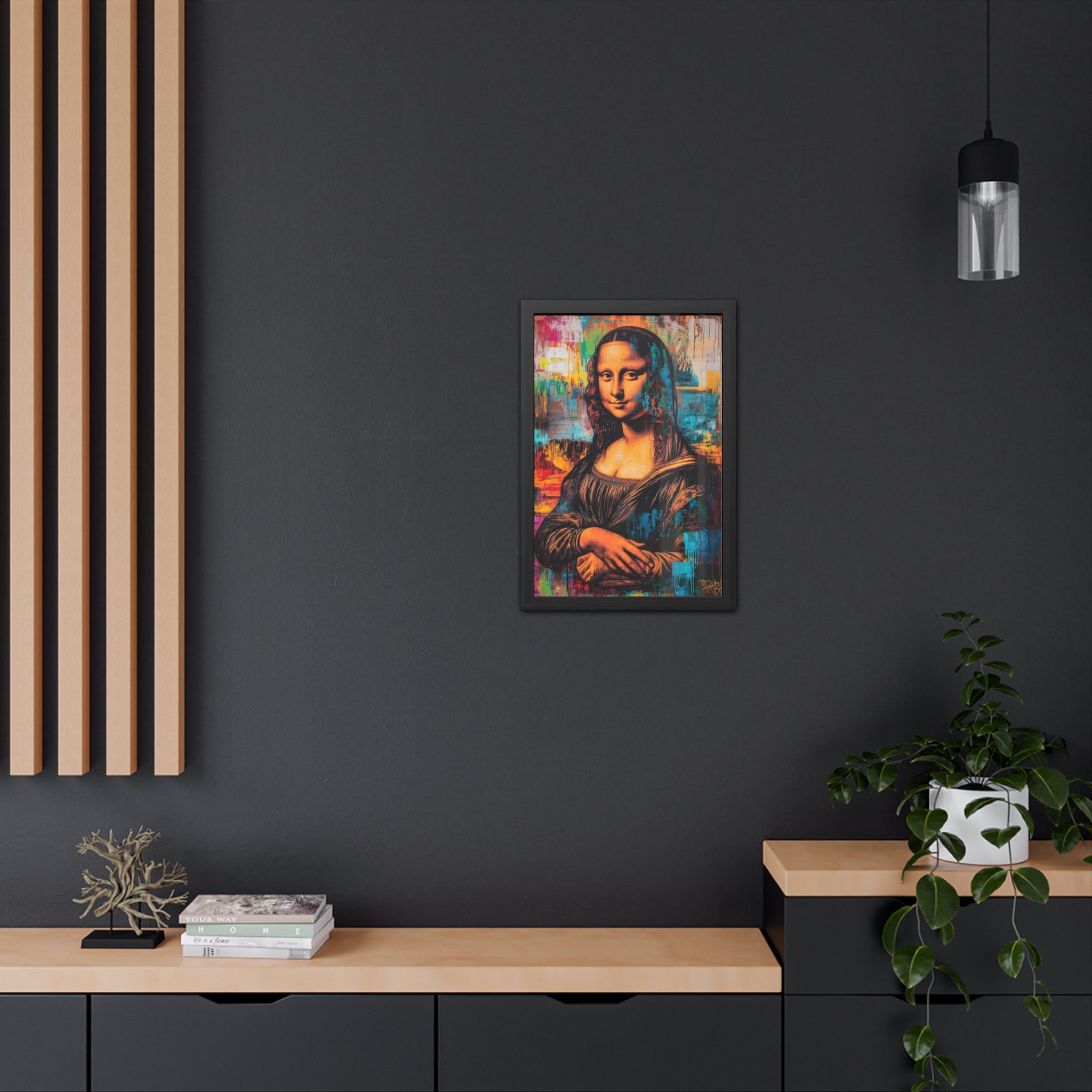 Modern Mona Lisa poster