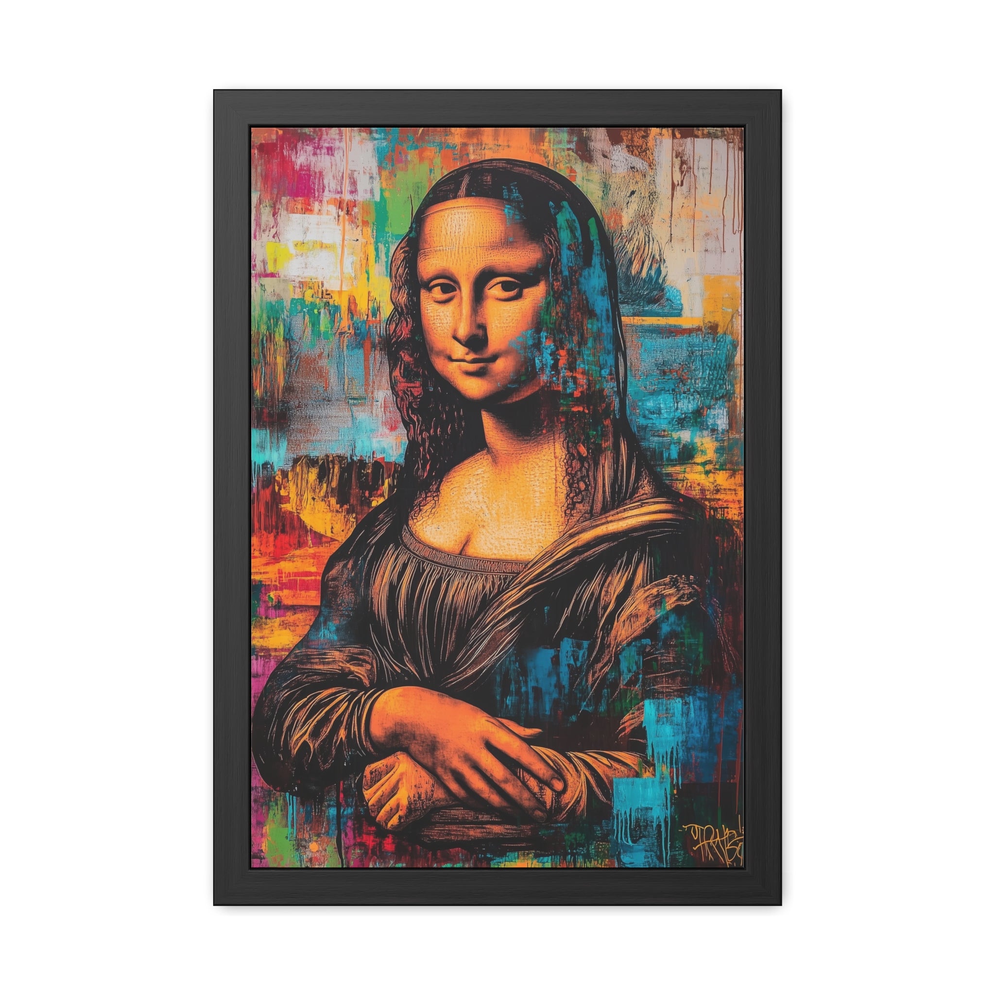 Modern Mona Lisa poster