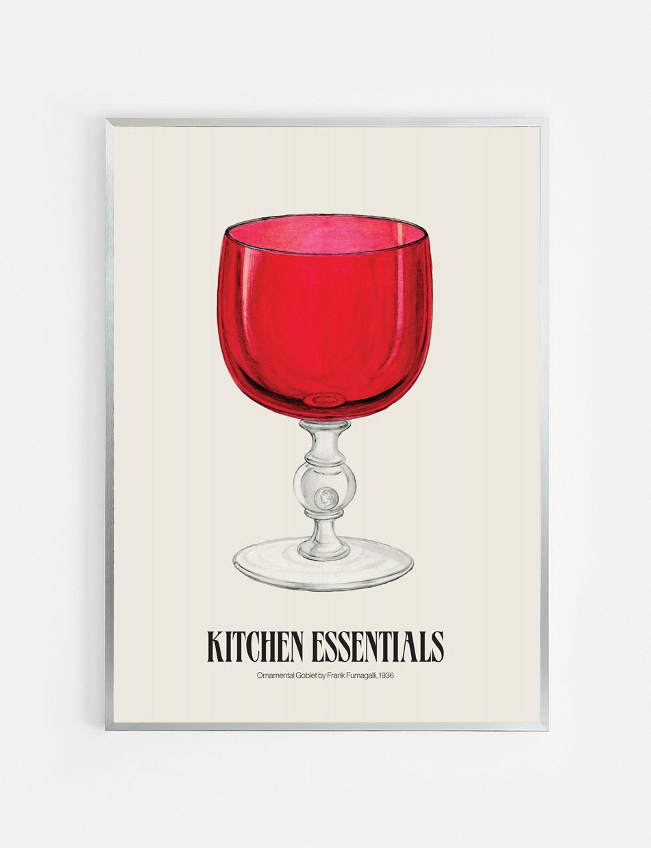 Ornamental Goblet Poster