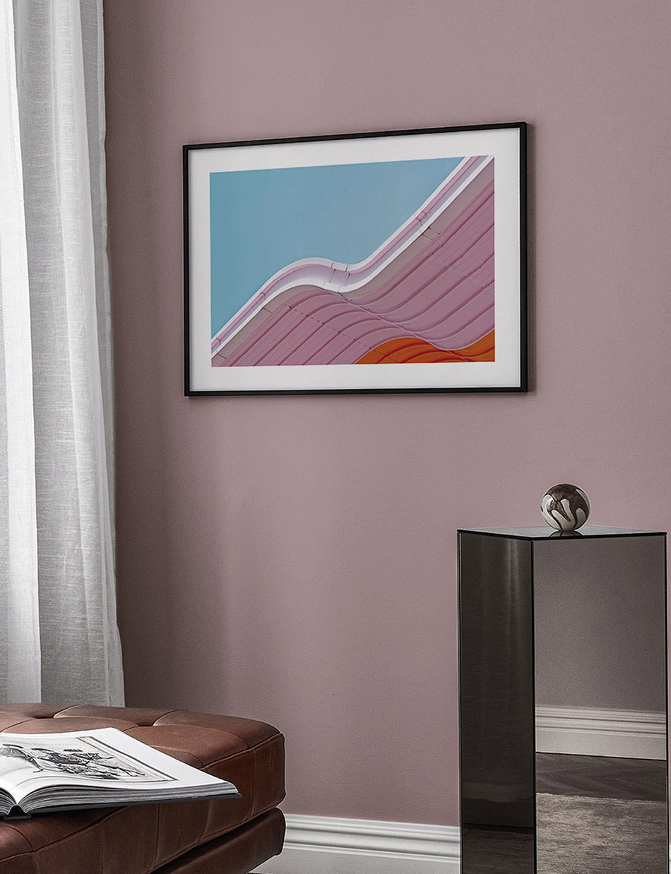 4 Colorful Wave Poster