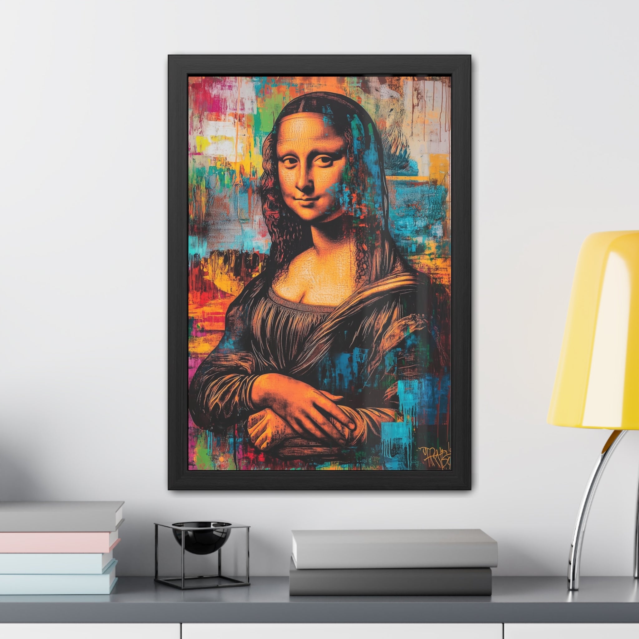 Modern Mona Lisa poster