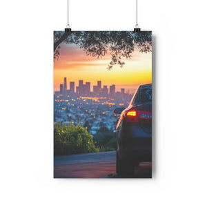 Cityscape at sunset