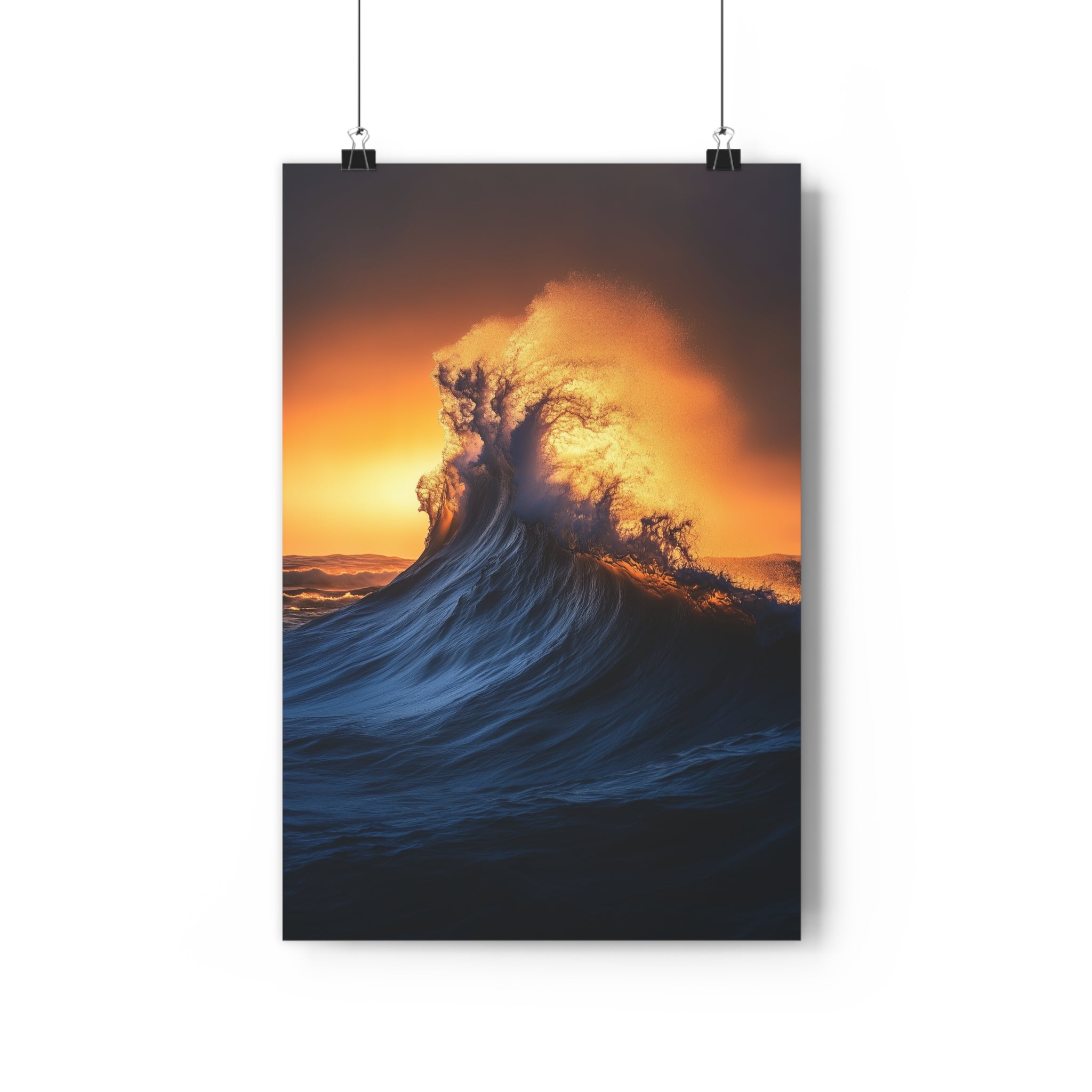 Majestic ocean wave