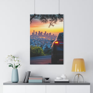 Cityscape at sunset