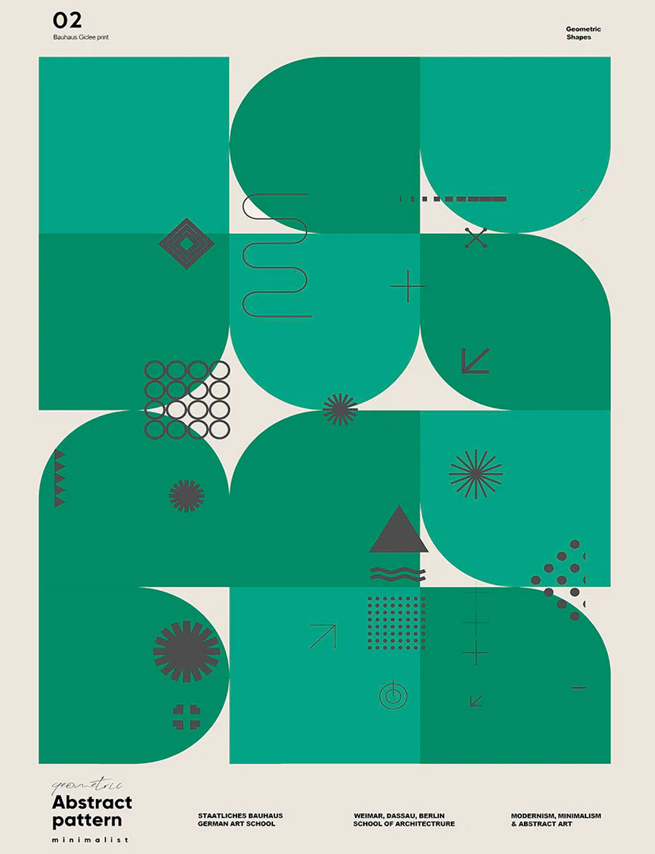 5 Geometric Shapes poster