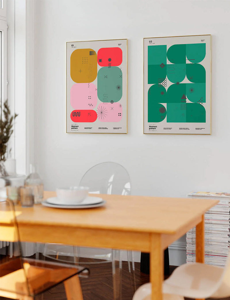 5 Geometric Shapes poster