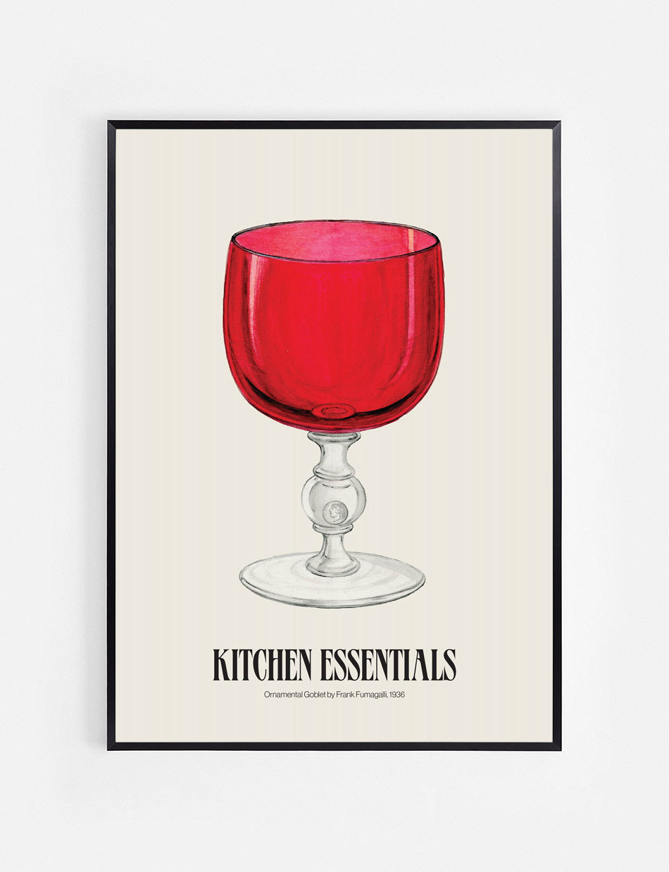 Ornamental Goblet Poster
