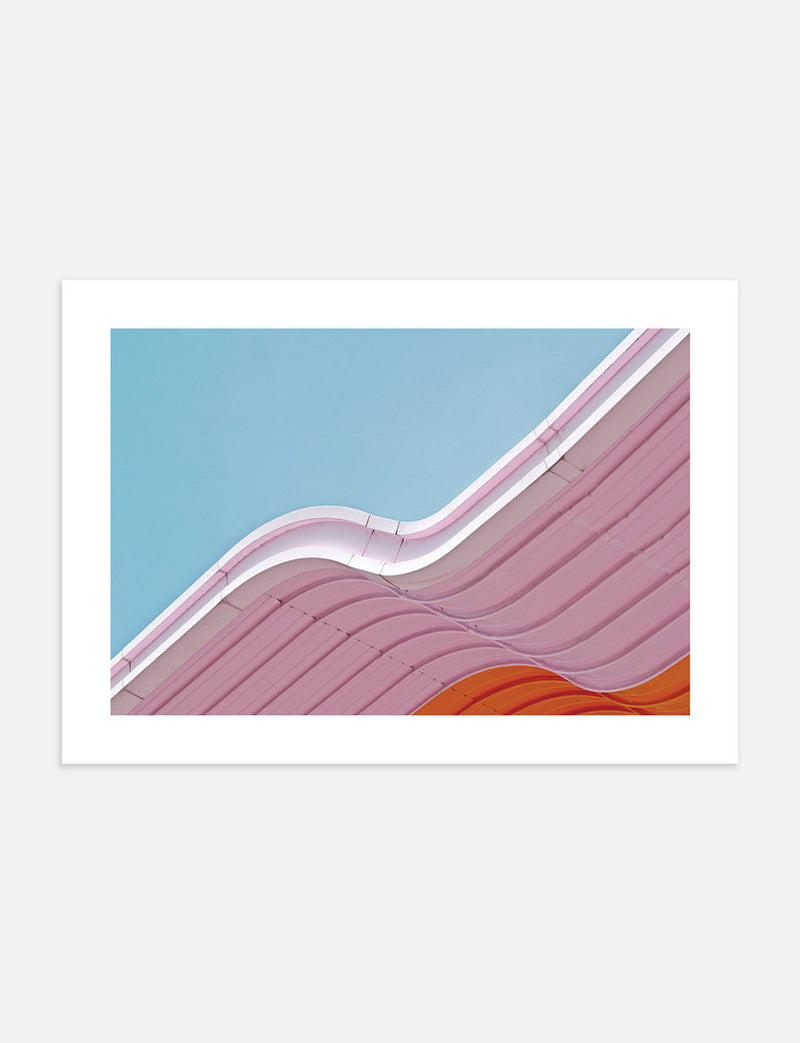 4 Colorful Wave Poster
