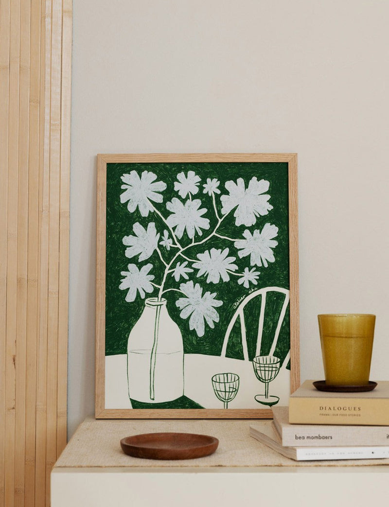 Groomy Green Floral